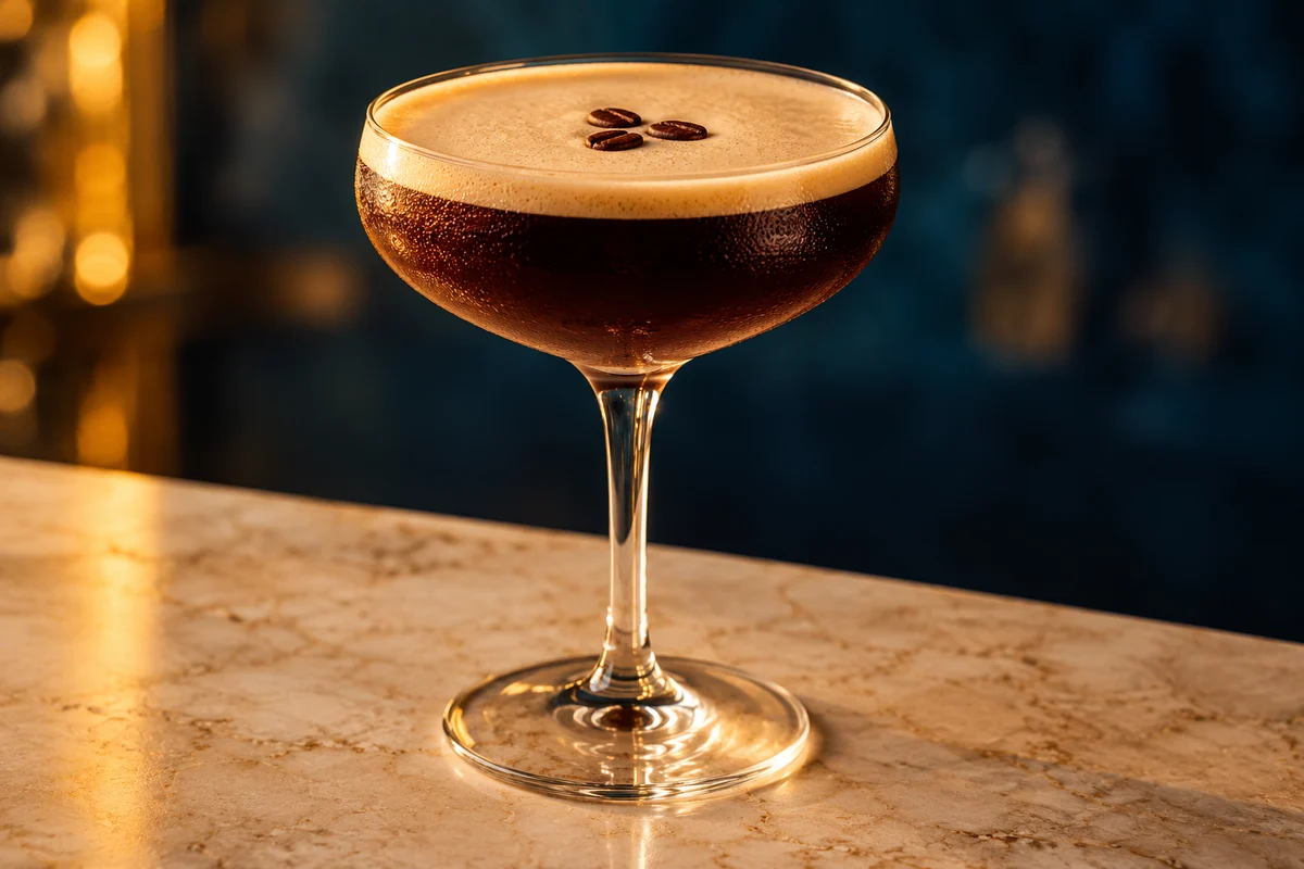 Espresso Martini in una coppa